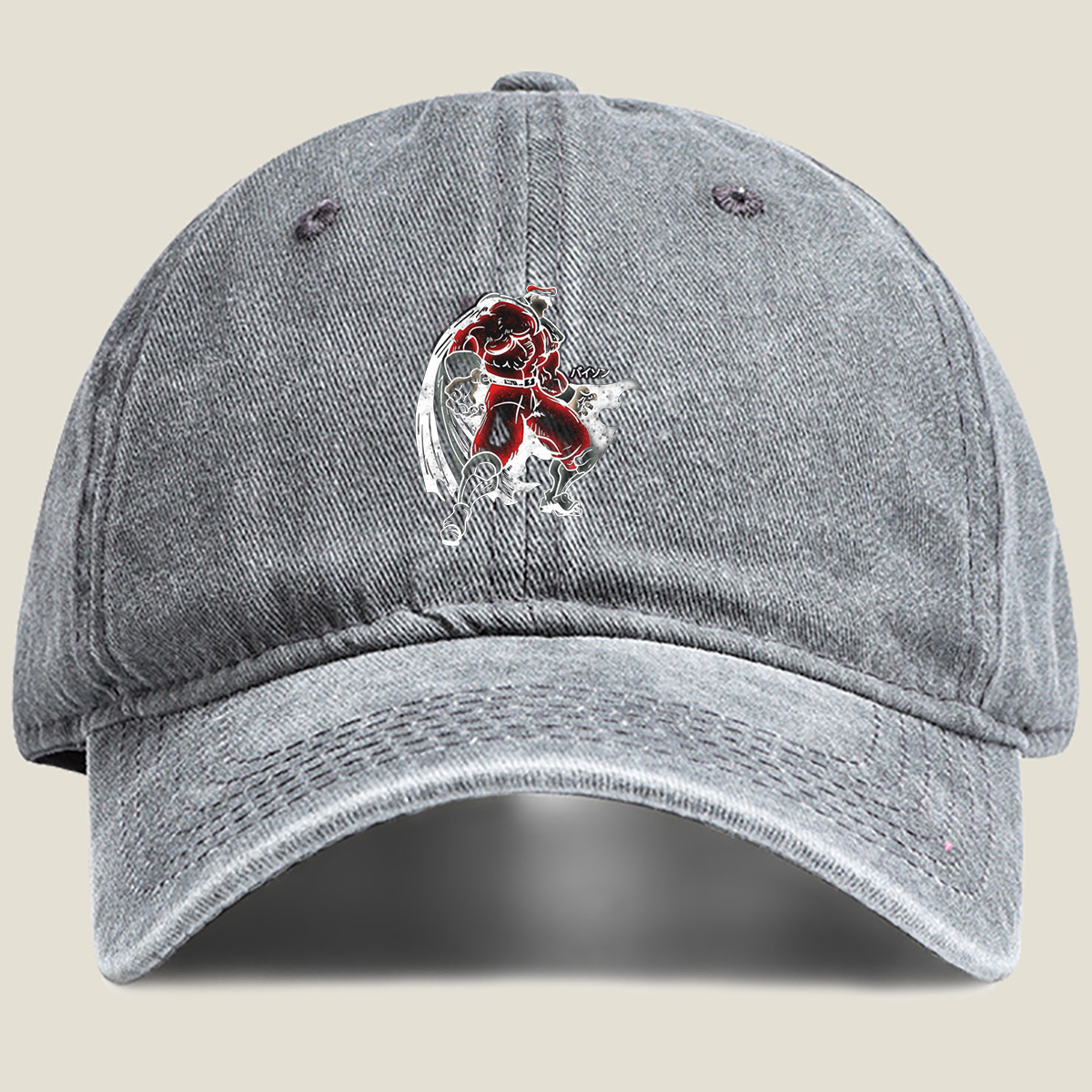 Street Fighter - Bison - Washed Denim - Baseball Cap