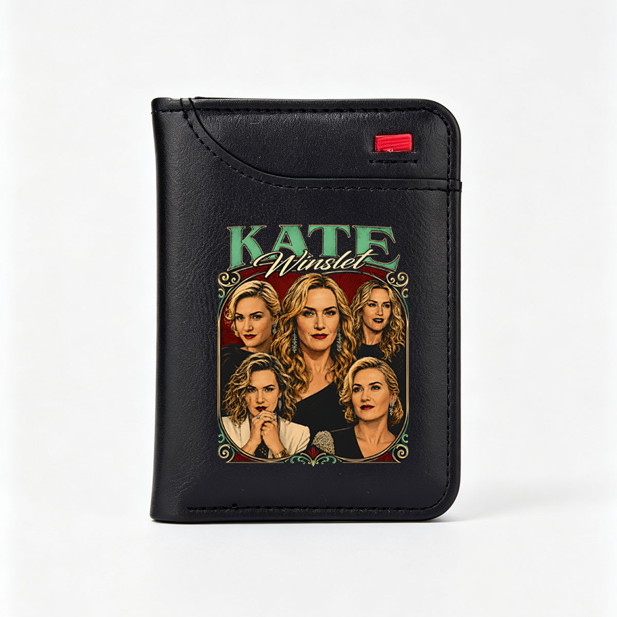 Kate Winslet: Iconic Portraits of the Legendary Actress - Vertical Style Wallet