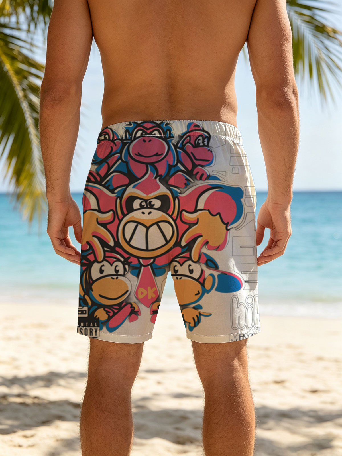 Donkey Kong & Friends: DK Crew Hits Mixtape -  Beach shorts