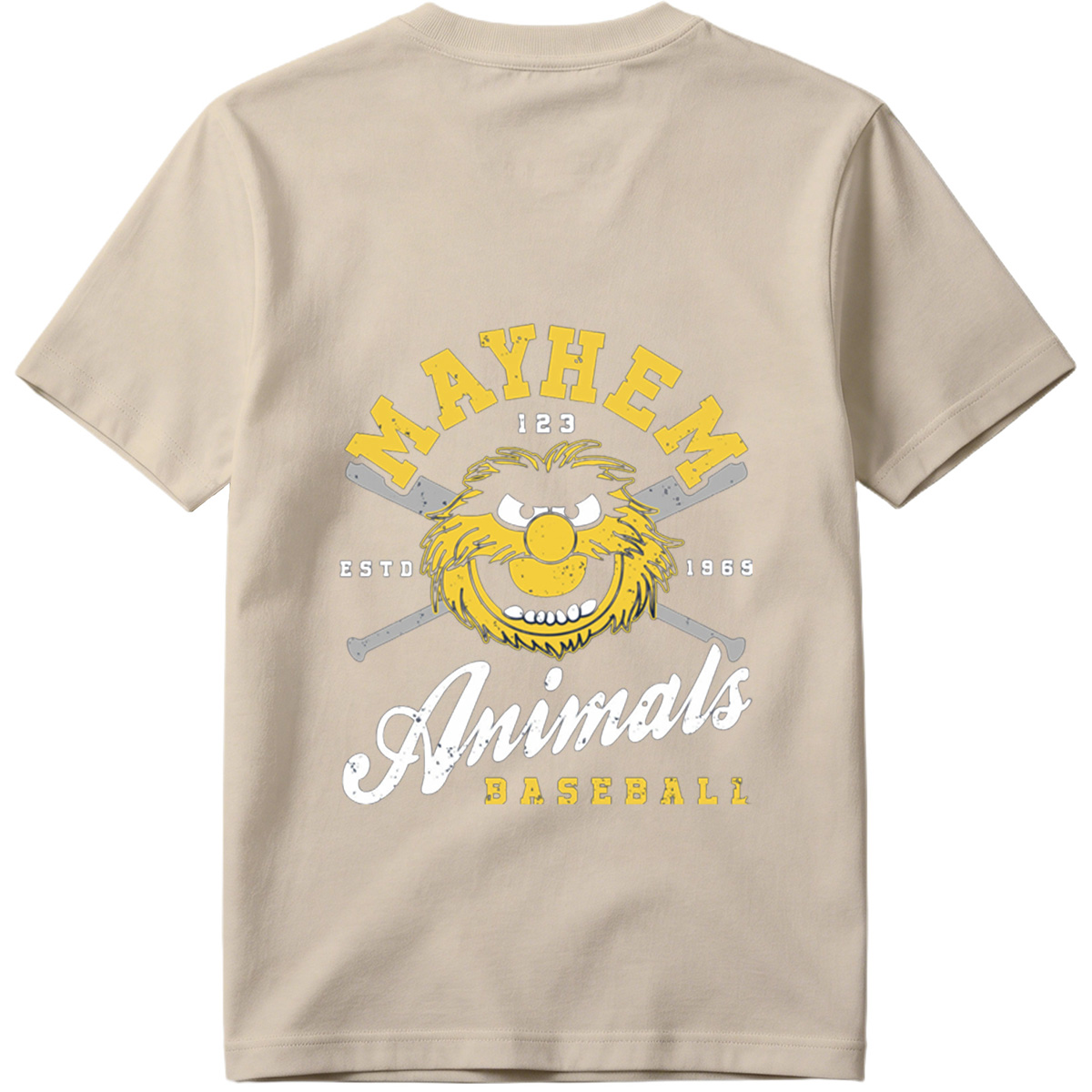 Muppets Animal Mayhem Baseball Logo - Tee