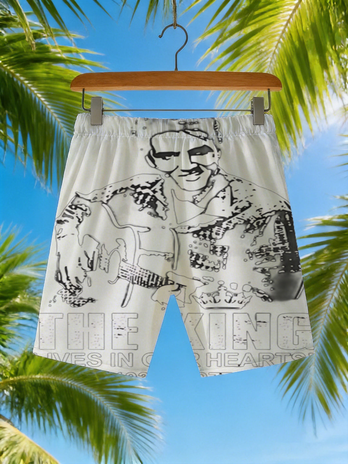 Elvis Presley - The King Lives in Our Hearts 1935-1977 -  Beach shorts