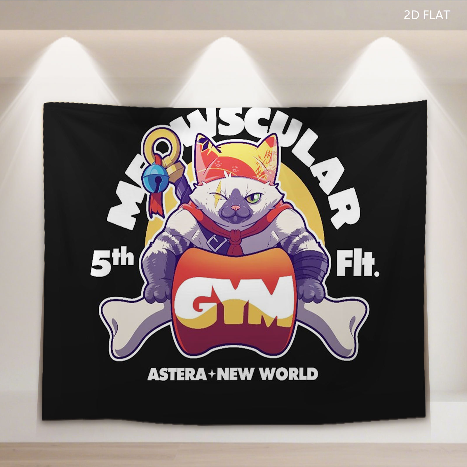 MUSCULAR GYM 5th Ft. ASTERA+NEW WORLD - Tapestry