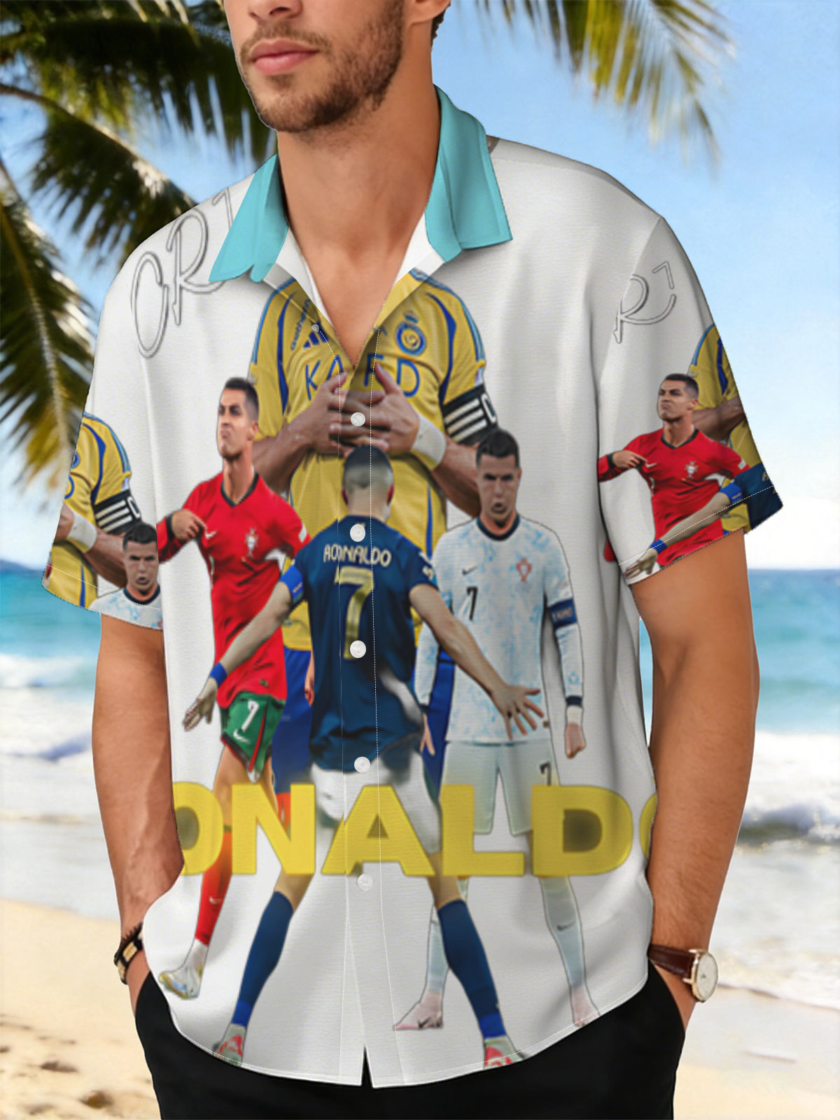 Cristiano Ronaldo in Various Kits: CR7, Portugal, Manchester United, Al Nassr, and Saudi Arabia National Team -  Shirt