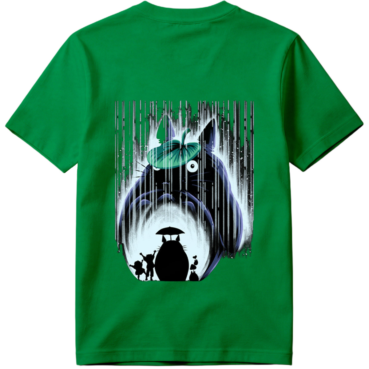 Totoro and Friends in the Rain - Tee