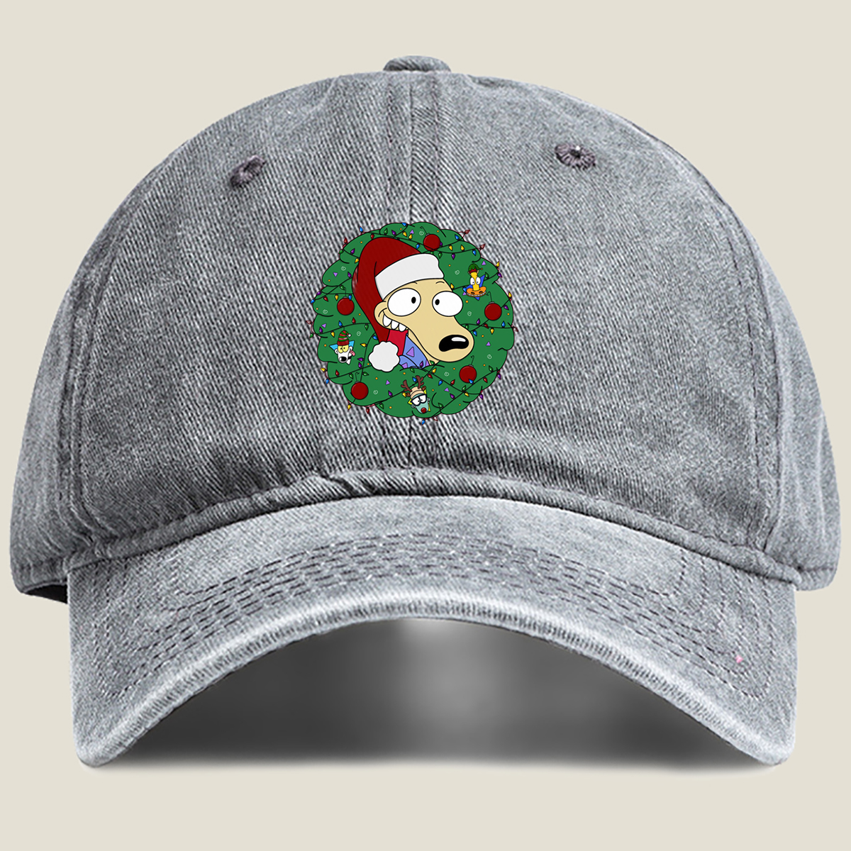 Ed, Edd n Eddy Christmas Special: The Wreath Surprise - Washed Denim - Baseball Cap
