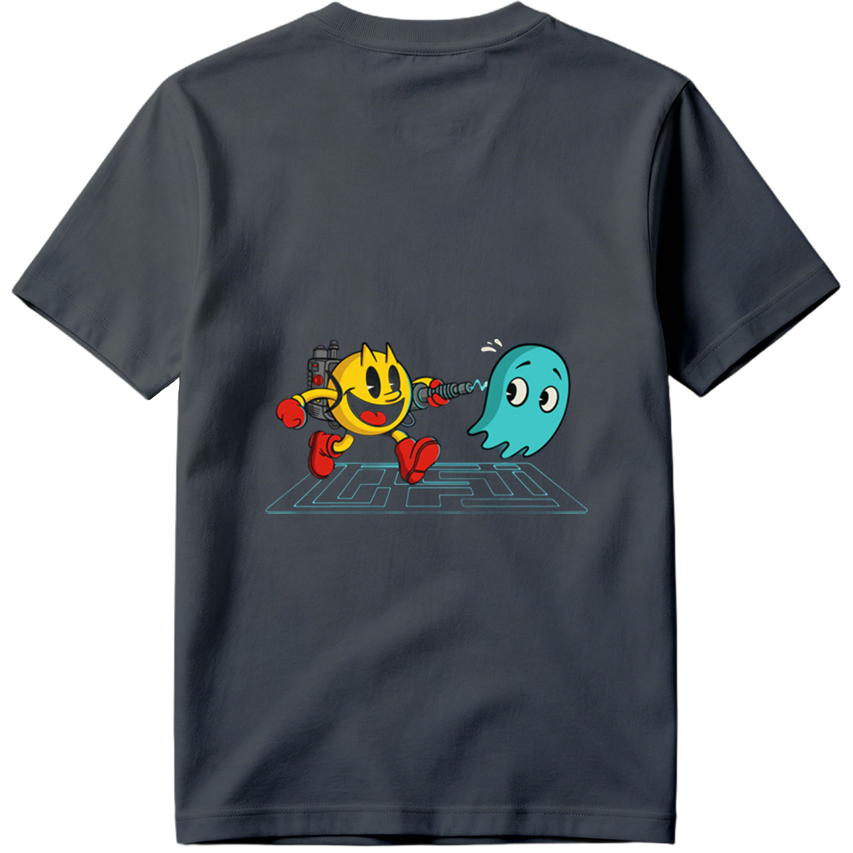 Pac-Man and Ghost in Action - Tee