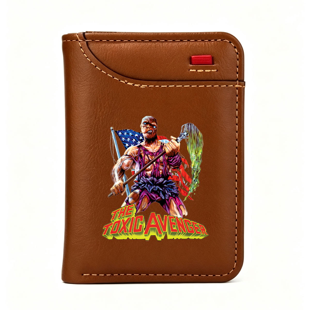 The Toxic Avenger: Mutant Hero with Mop and Flag - Vertical Style Wallet