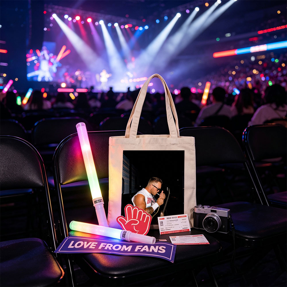 Brantley Gilbert Smoking Cigarette with Acoustic Guitar at Night - Canvas tote bags