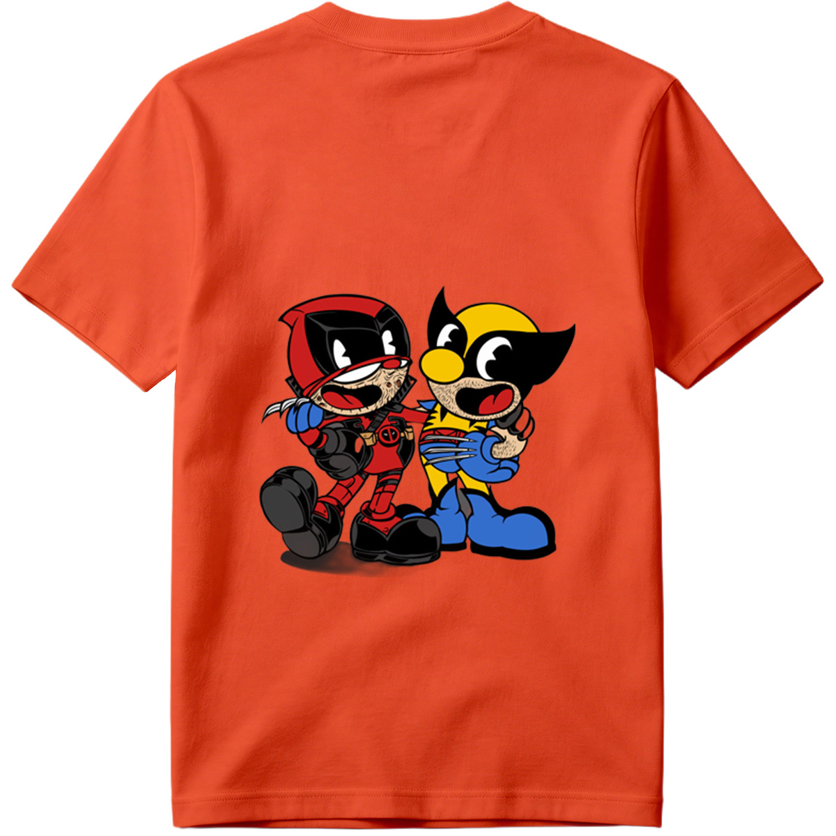 Deadpool and Wolverine Chibi Style - Tee