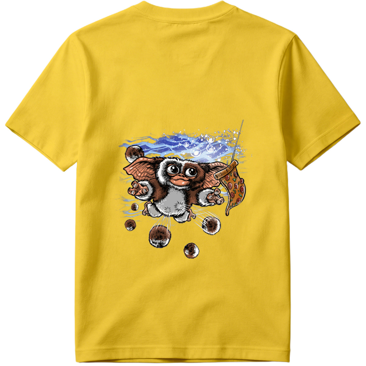 Gremlins - Gizmo with Pizza - Tee