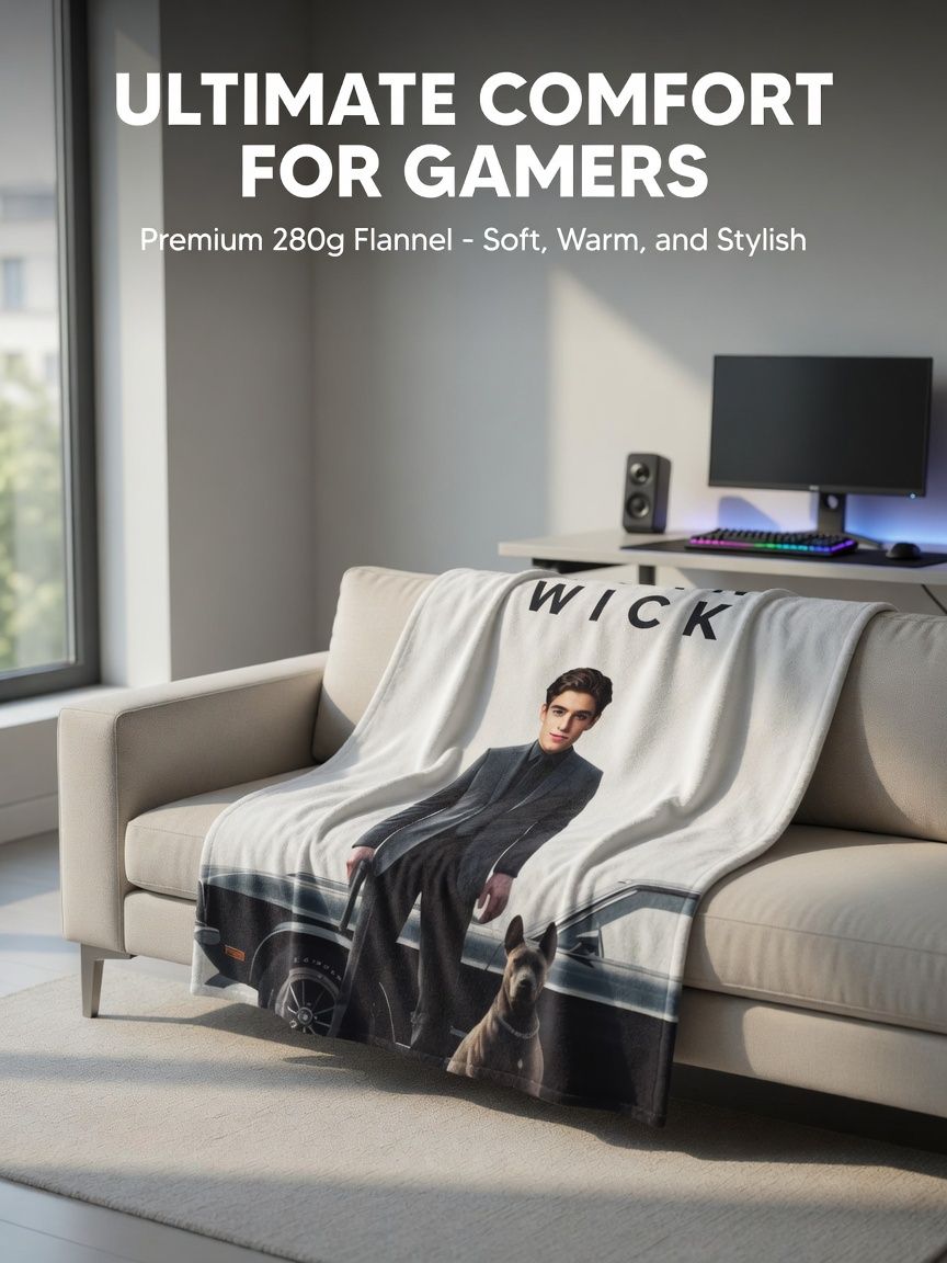 Custom Face Photo Blanket Personalized Flannel Fleece Throw Ultra Soft Anti-Pilling Cozy Warm Bed Sofa Portrait Gift