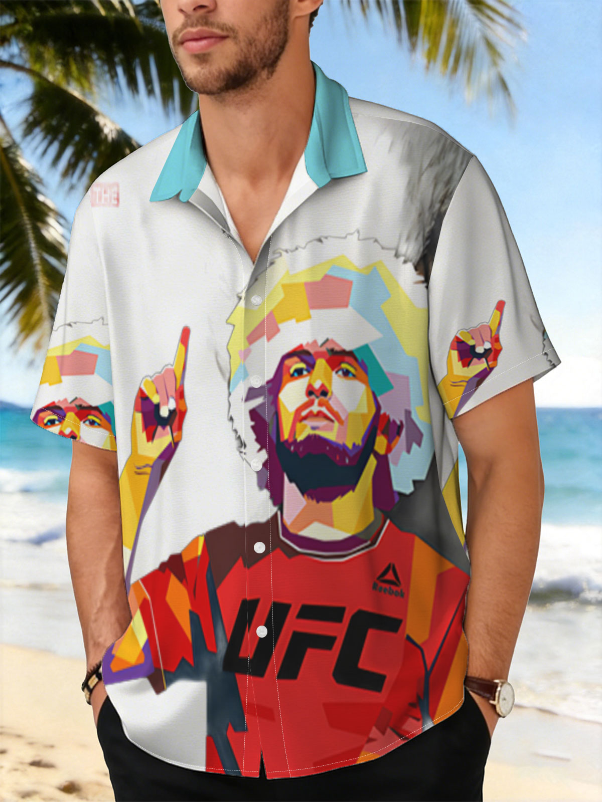 Khabib Nurmagendov: The Eagle UFC Fighter Portrait -  Shirt