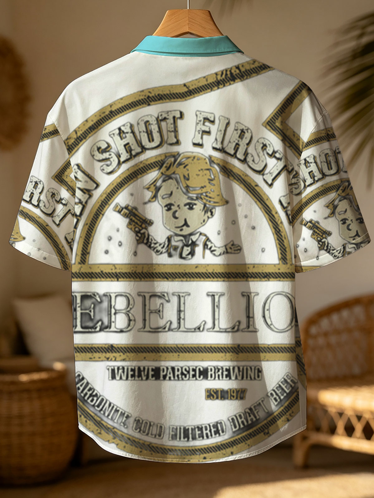 Han Shot First IPA: Rebellion by Twelve Parsec Brewing, Carbonite Cold Filtered Draft Beer -  Shirt