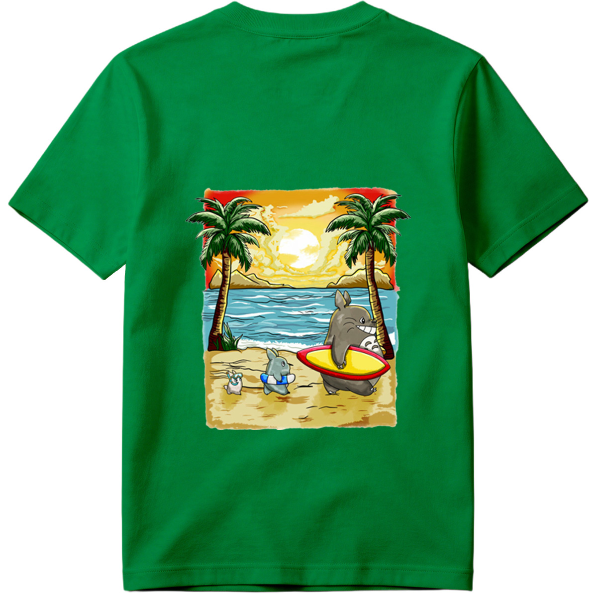 Pokémon: Slowpoke and Friends at the Beach - Tee
