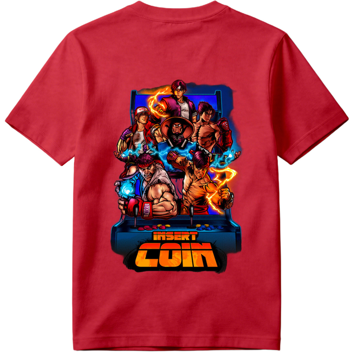 Street Fighter: Ryu, Ken, Chun-Li, Guile, Zangief, M. Bison - Tee