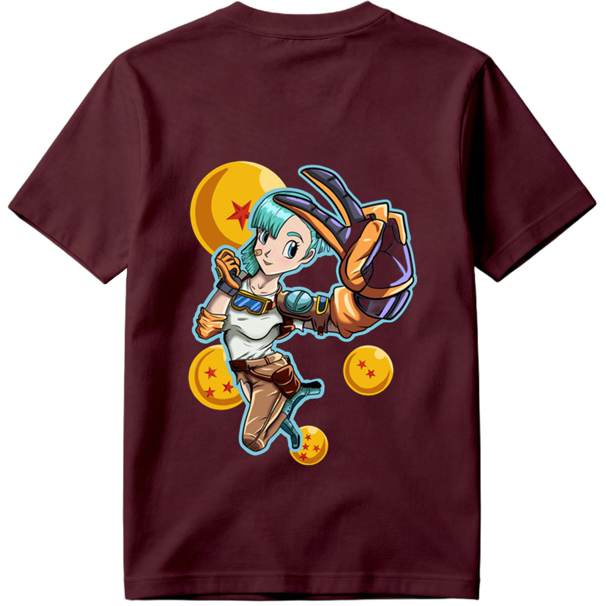 Dragon Ball: Bulma with Dragon Balls - Tee
