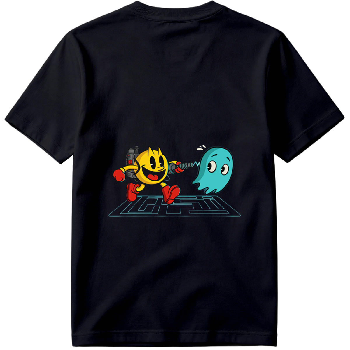 Pac-Man and Ghost in Action - Tee