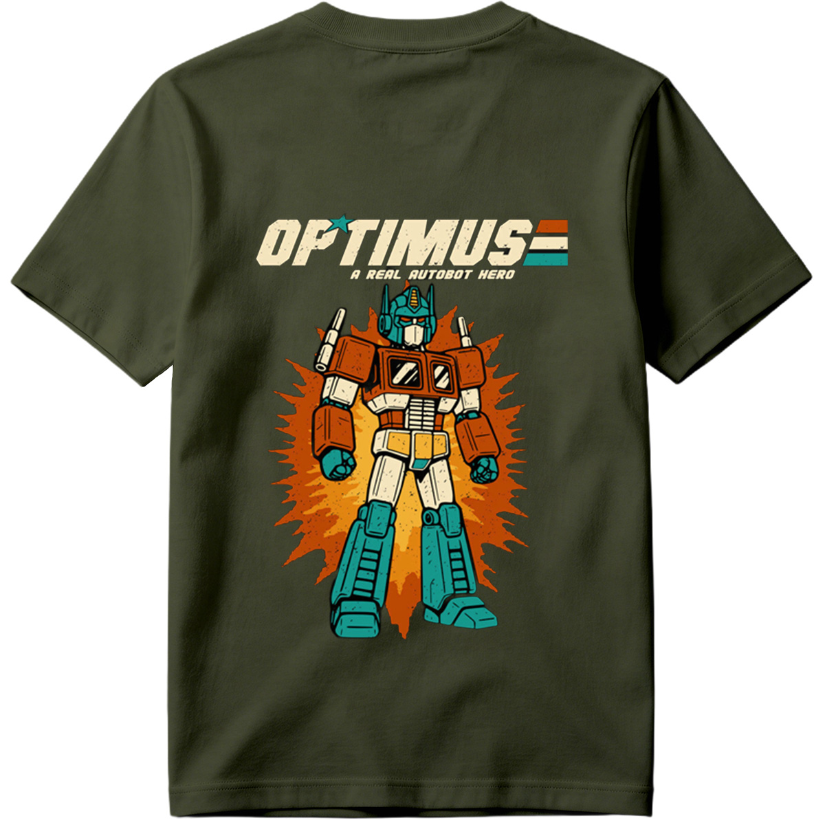 Optimus Prime: A Real Autobot Hero - Tee