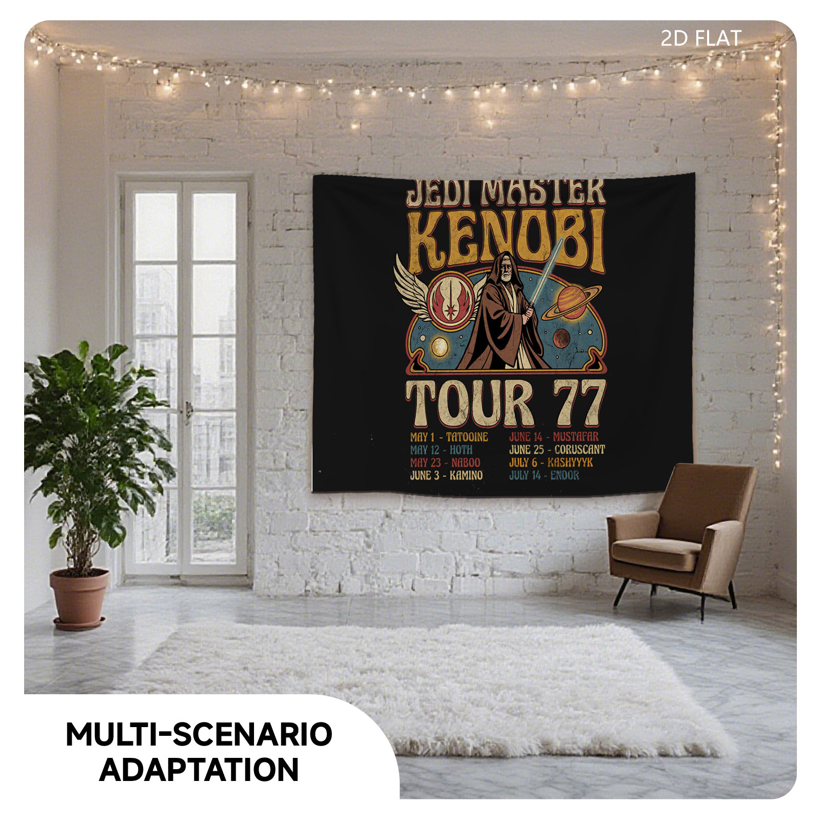 Jedi Master Kenobi Tour 77: Star Wars Character Concert Series - Tapestry