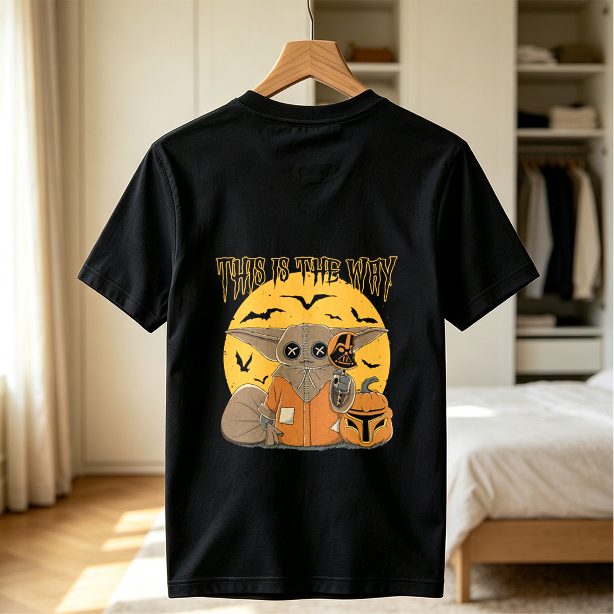 This Is The Way - Baby Yoda Halloween Star Wars Art - Tee