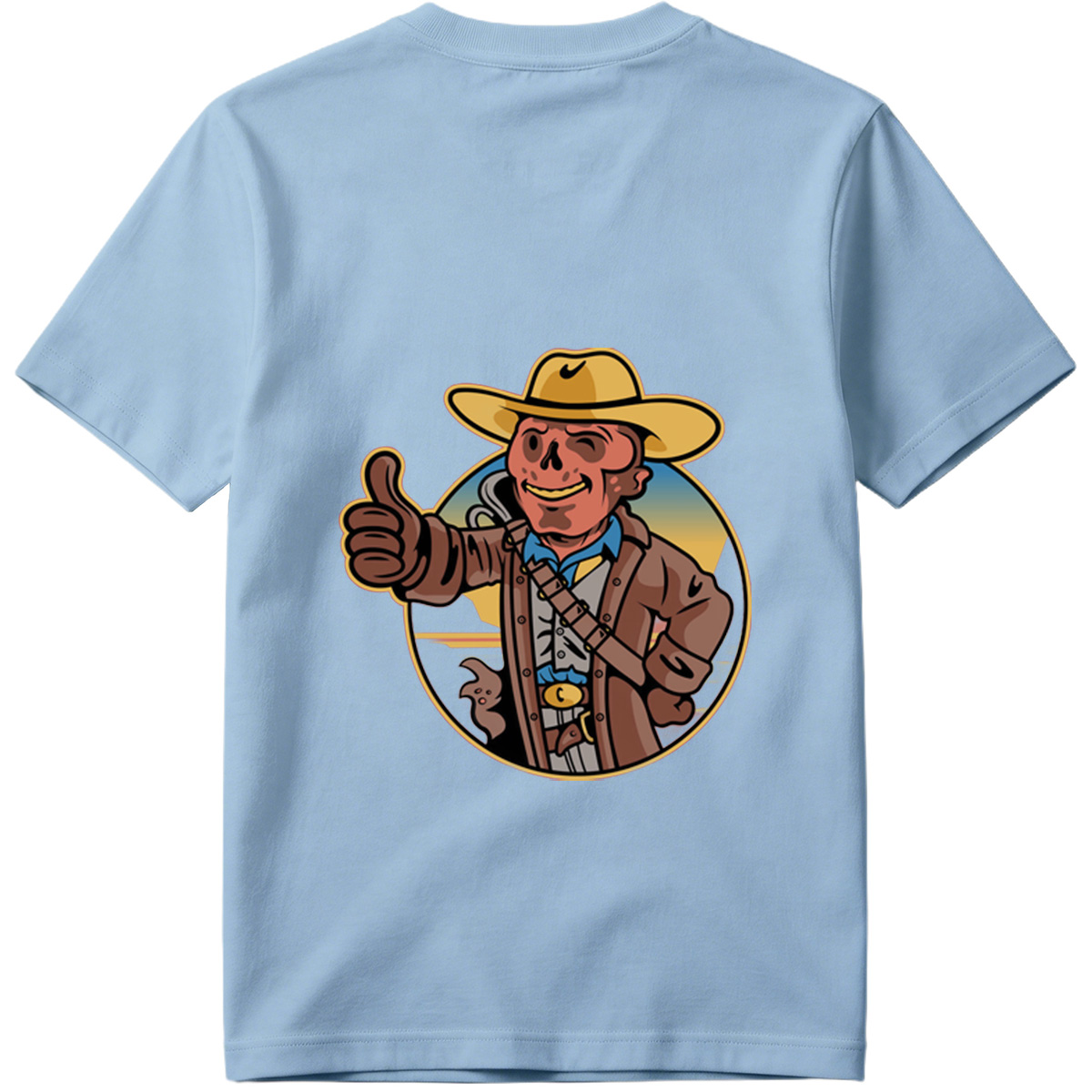 Cowboy Skeleton Thumbs Up - Tee