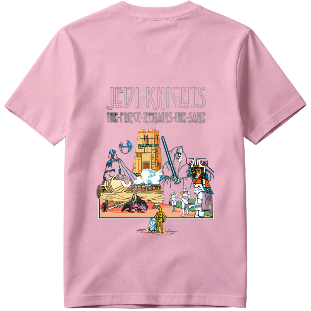 Jedi Knights: The Force Remains the Same – Darth Vader, Emperor Palpatine, Stormtroopers, and Iconic Star Wars Characters - Tee