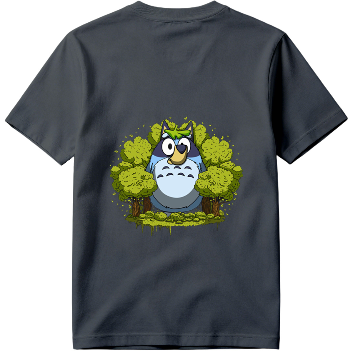 Totoro and Bluey in the Forest - Tee