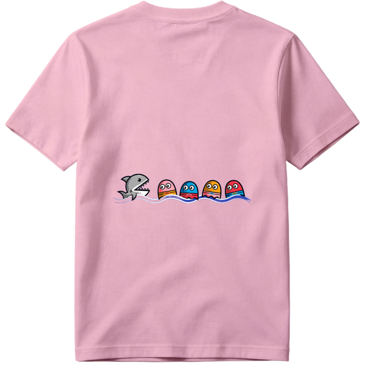 Pac-Man and the Shark - Tee