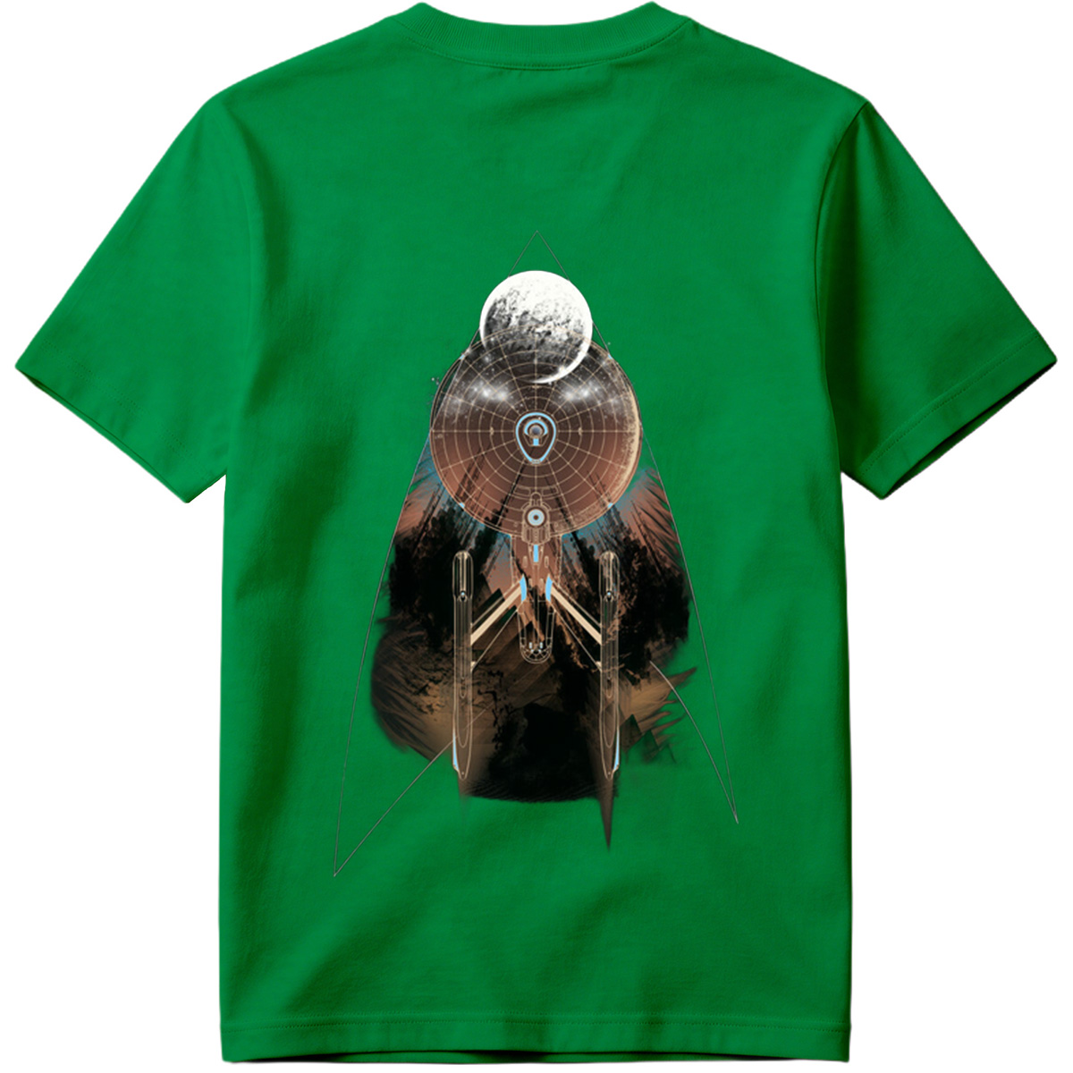 Star Trek: Enterprise and Moon - Tee