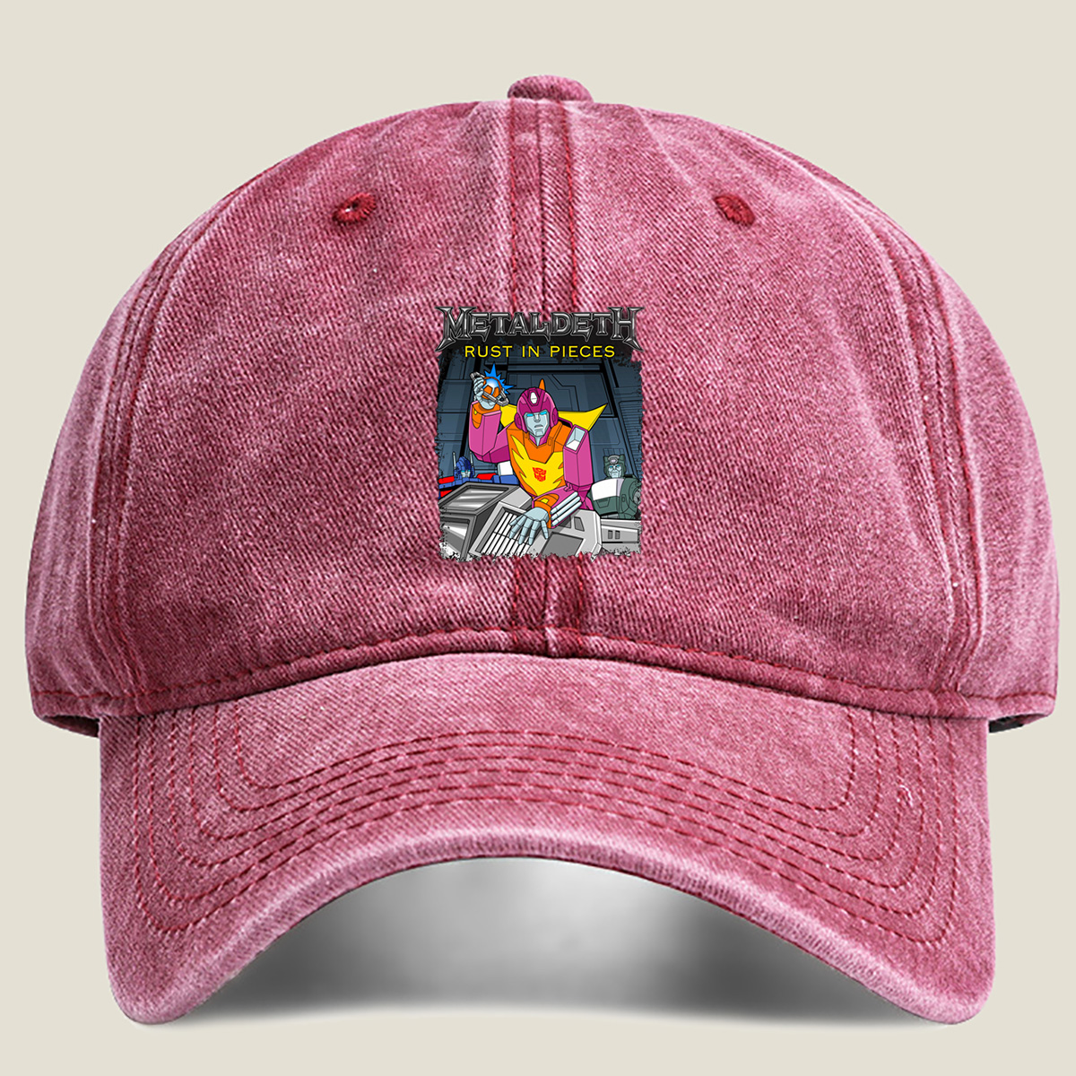 Transformers x Metallica: Rust in Pieces - Washed Denim - Baseball Cap