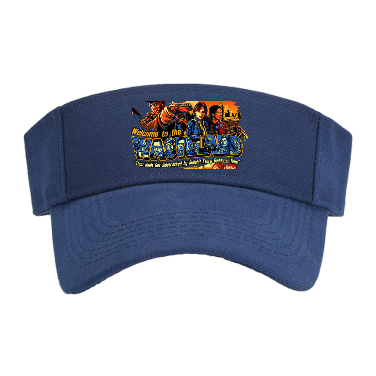Welcome to the Wasteland: Post-Apocalyptic Survivors, Nuka-Cola, and Iconic Characters in a Dystopian World -  Visor cap