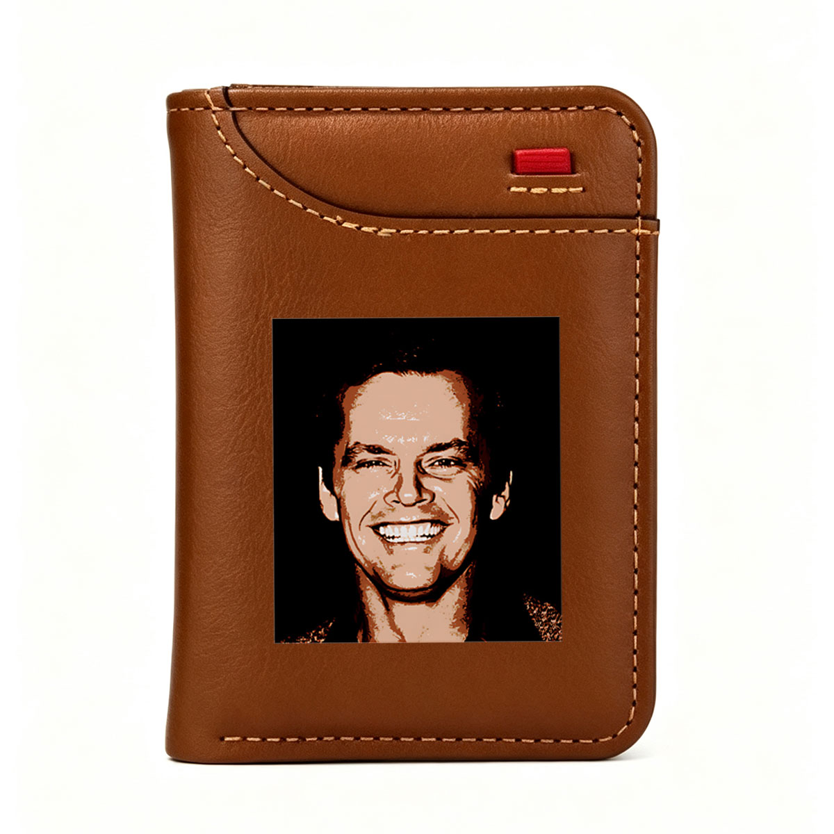 John Travolta Smiling Portrait - Vertical Style Wallet