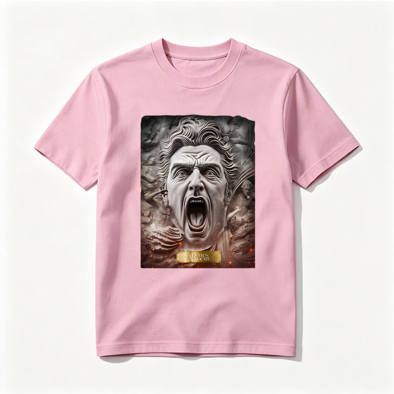 Dumbledore's Advocate: A Dramatic Portrait of Albus Dumbledore in Stone Relief - Tee