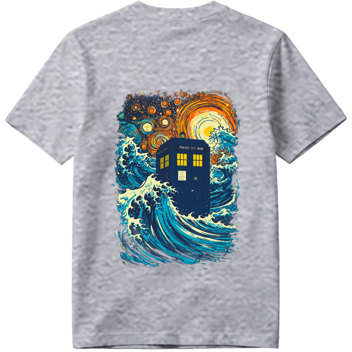 TARDIS in Stormy Seas - Tee