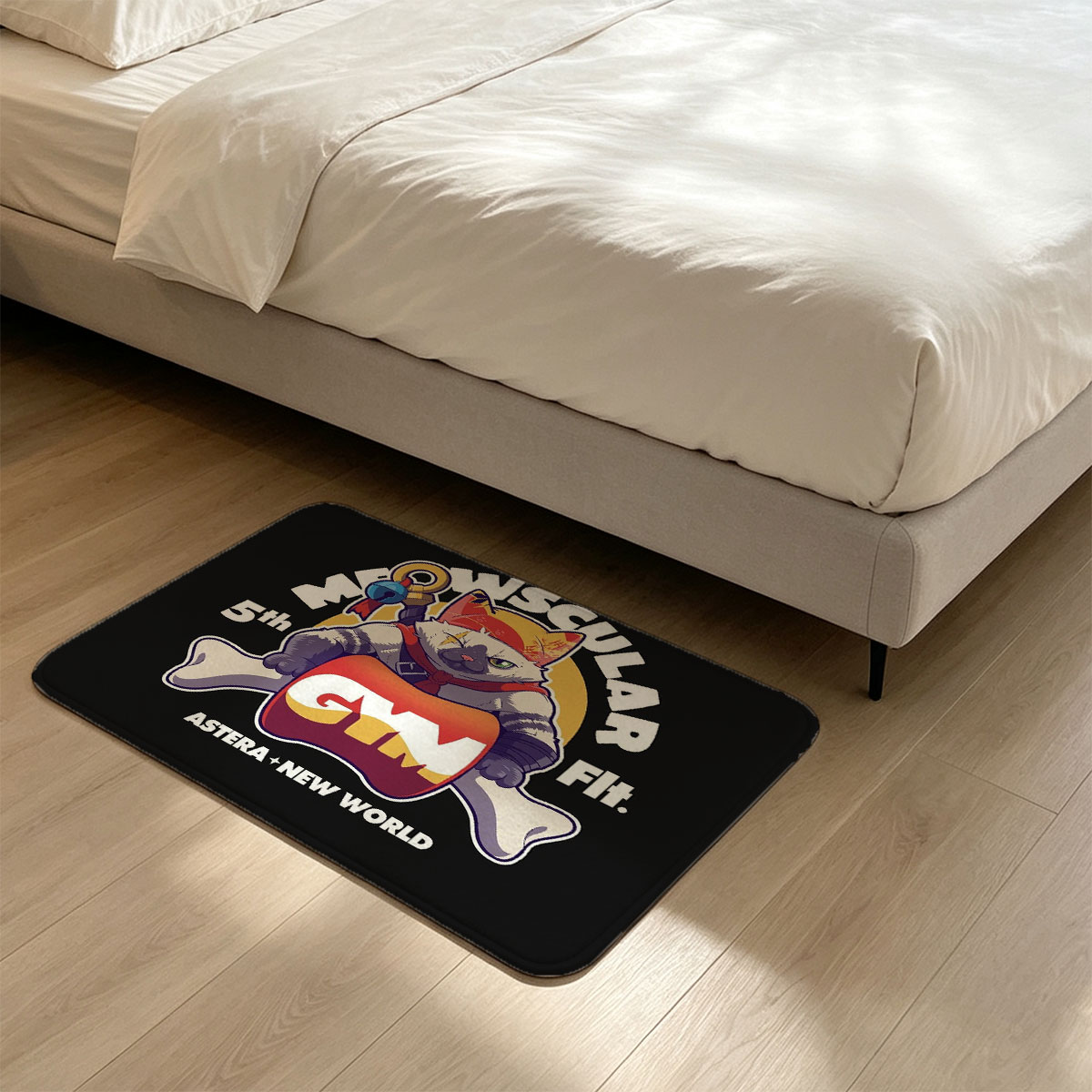 MUSCULAR GYM 5th Ft. ASTERA+NEW WORLD - Flannel floor mat