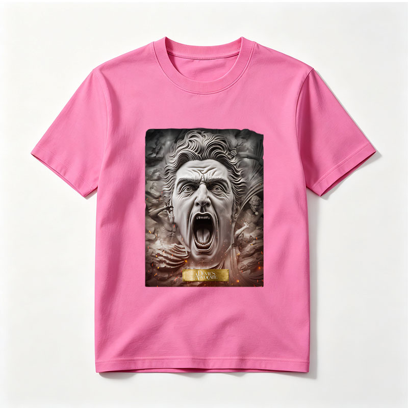 Dumbledore's Advocate: A Dramatic Portrait of Albus Dumbledore in Stone Relief - Tee