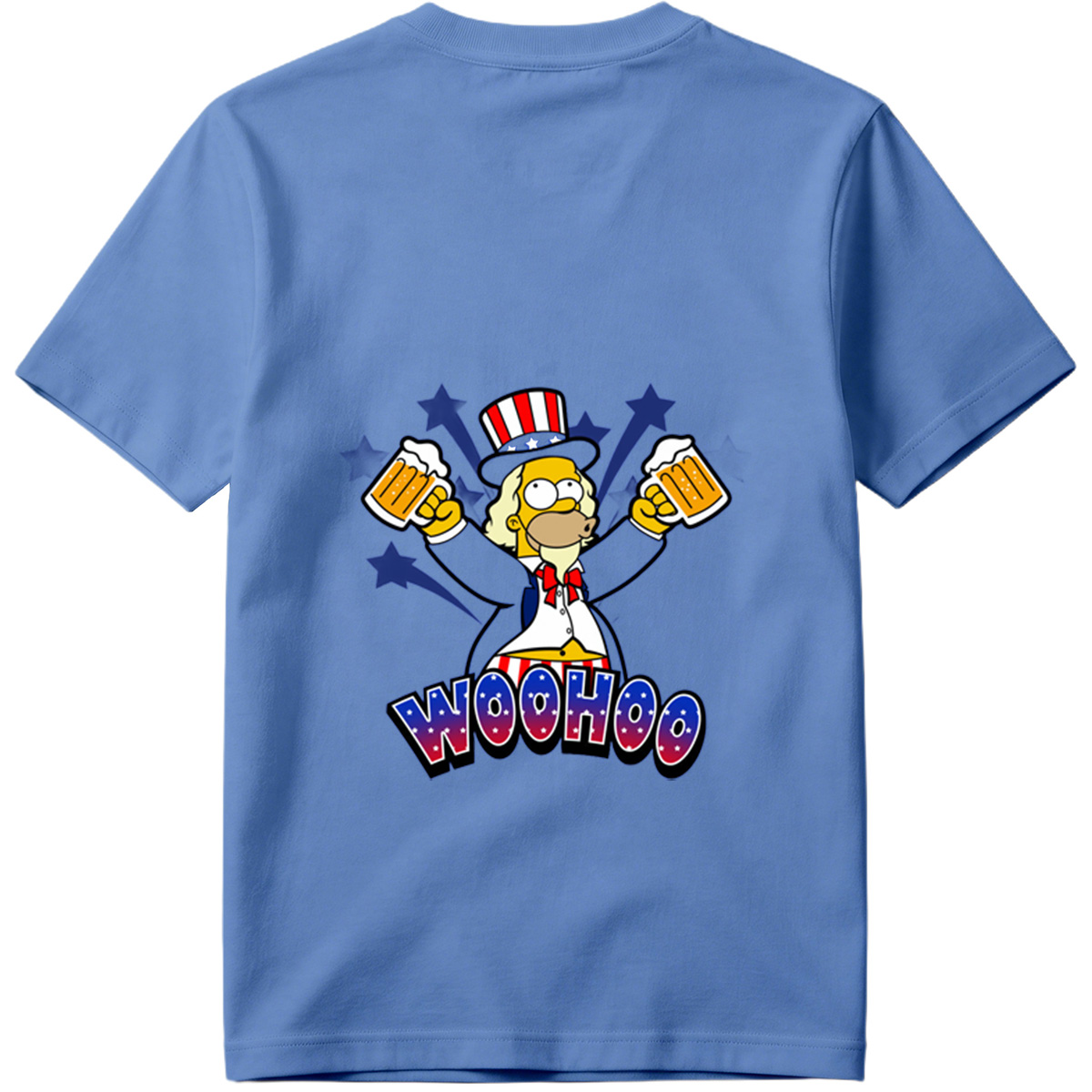 Simpsons Uncle Sam Woohoo - Tee