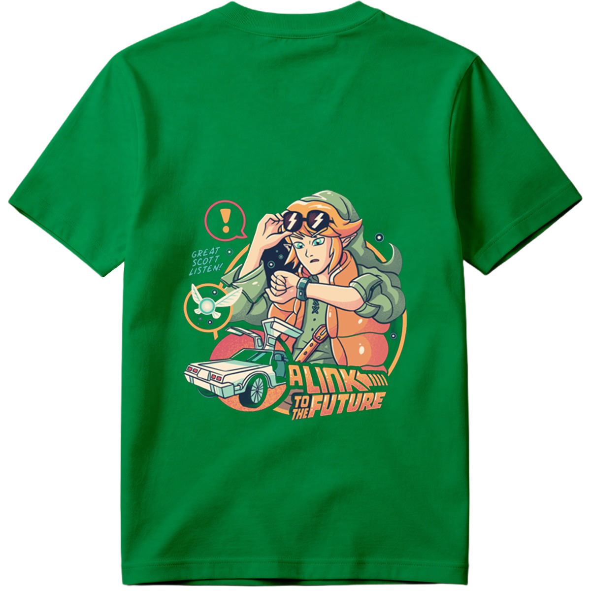 A Link to the Future: Zelda Meets Back to the Future - Tee