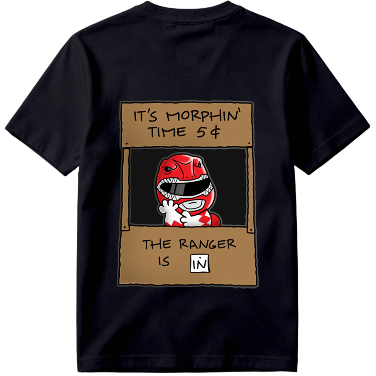 Red Ranger Morphin Time Booth - Tee