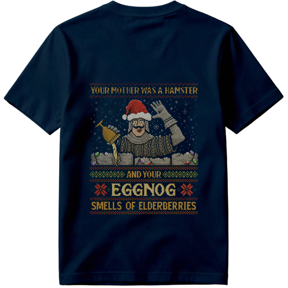 Monty Python and the Holy Grail - King Arthur Christmas Sweater - Tee