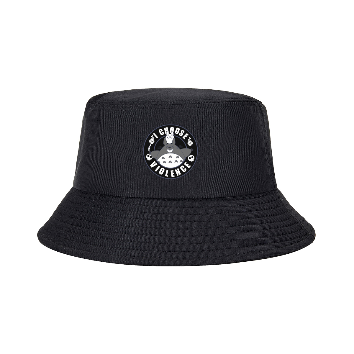 Totoro and Little Totoro - I Choose Violence - Fisherman's Hat