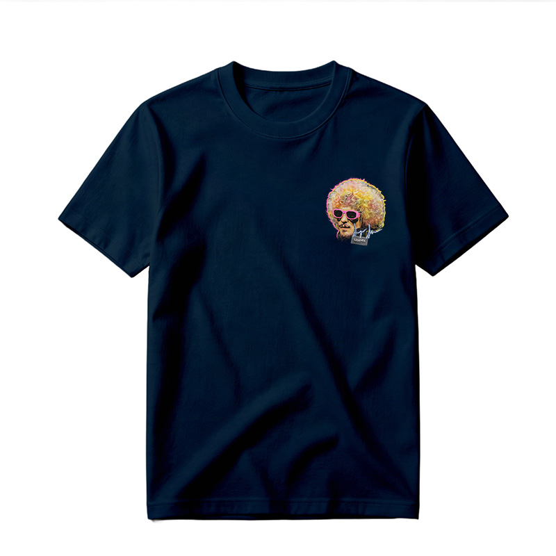 Jeff Lynne Legends: Electric Light Orchestra Icon with Pink Sunglasses and Vibrant Hair - Tee