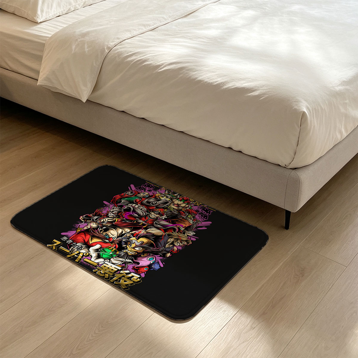 Super Villains: Iconic Antagonists from Classic Video Games - Flannel floor mat