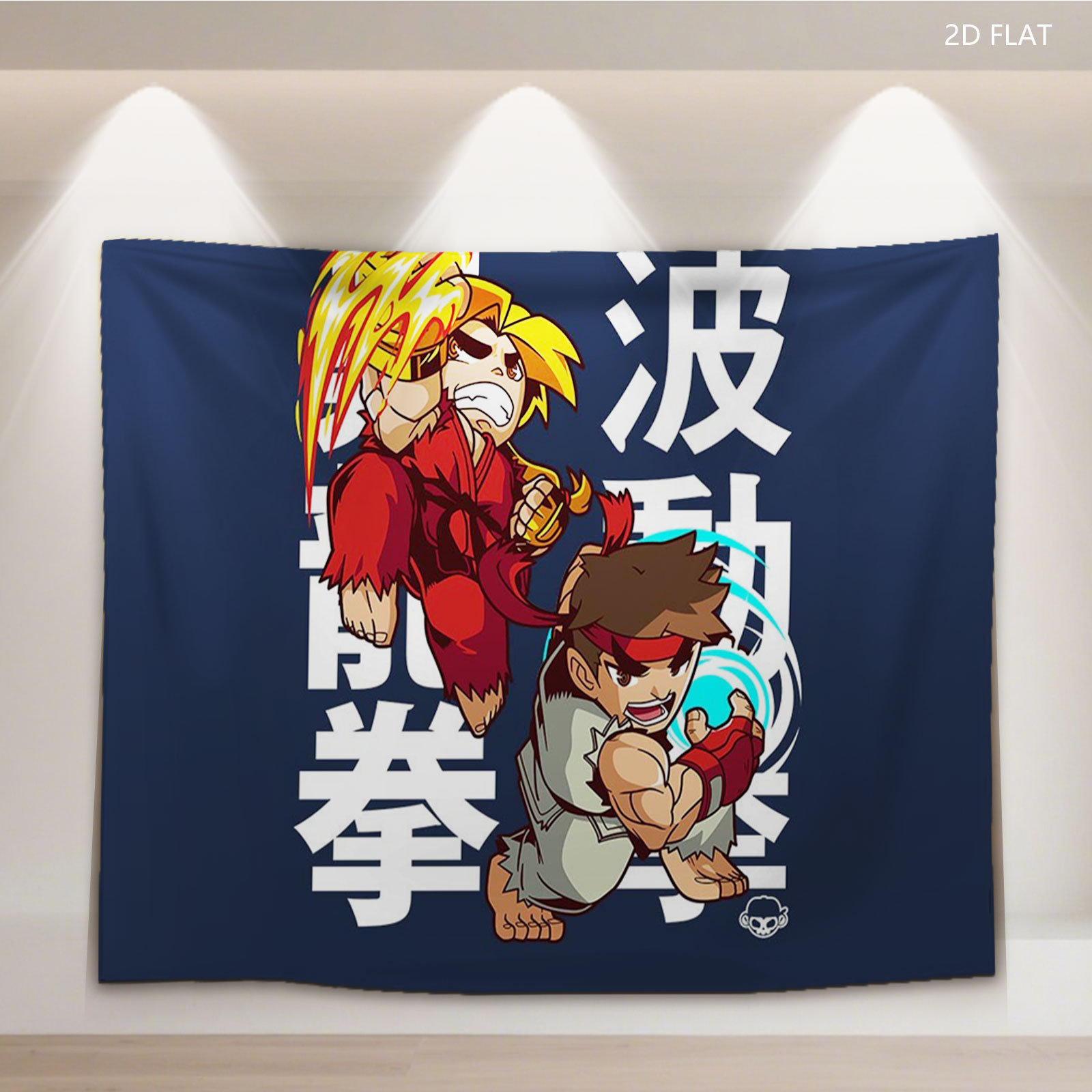 Ryu and Ken from Street Fighter: Hadouken Battle - Tapestry