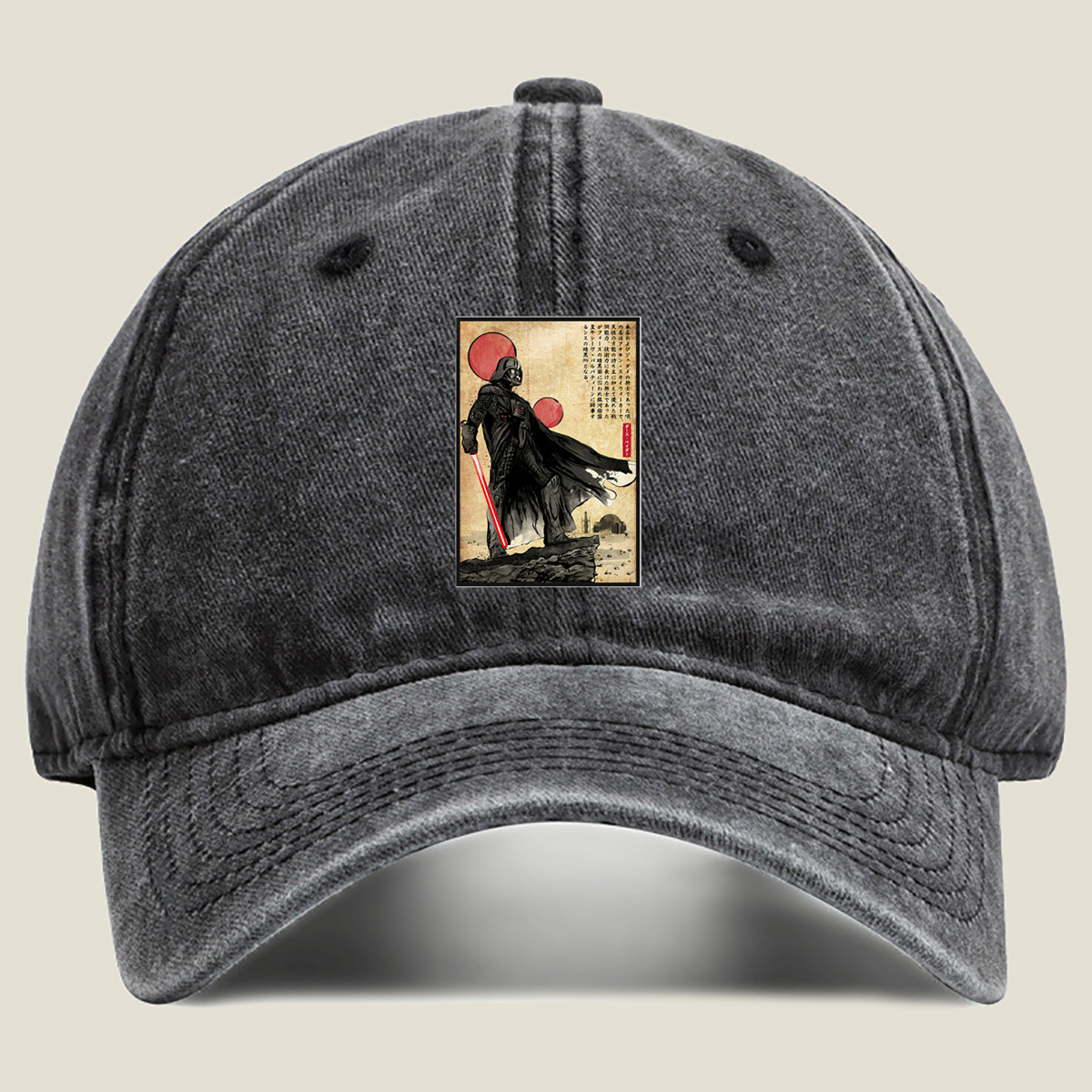Star Wars: Darth Vader Ukiyo-e Portrait - Washed Denim - Baseball Cap