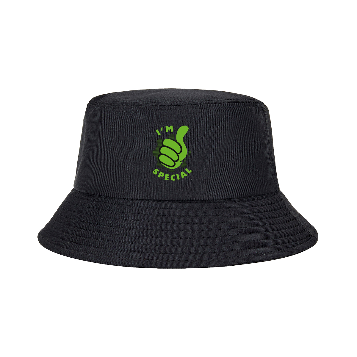 I'm Special - Green Thumbs Up Logo - Fisherman's Hat