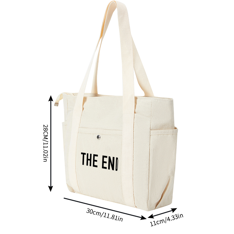 Multi Pocket Bag Cream White with Minimalist 