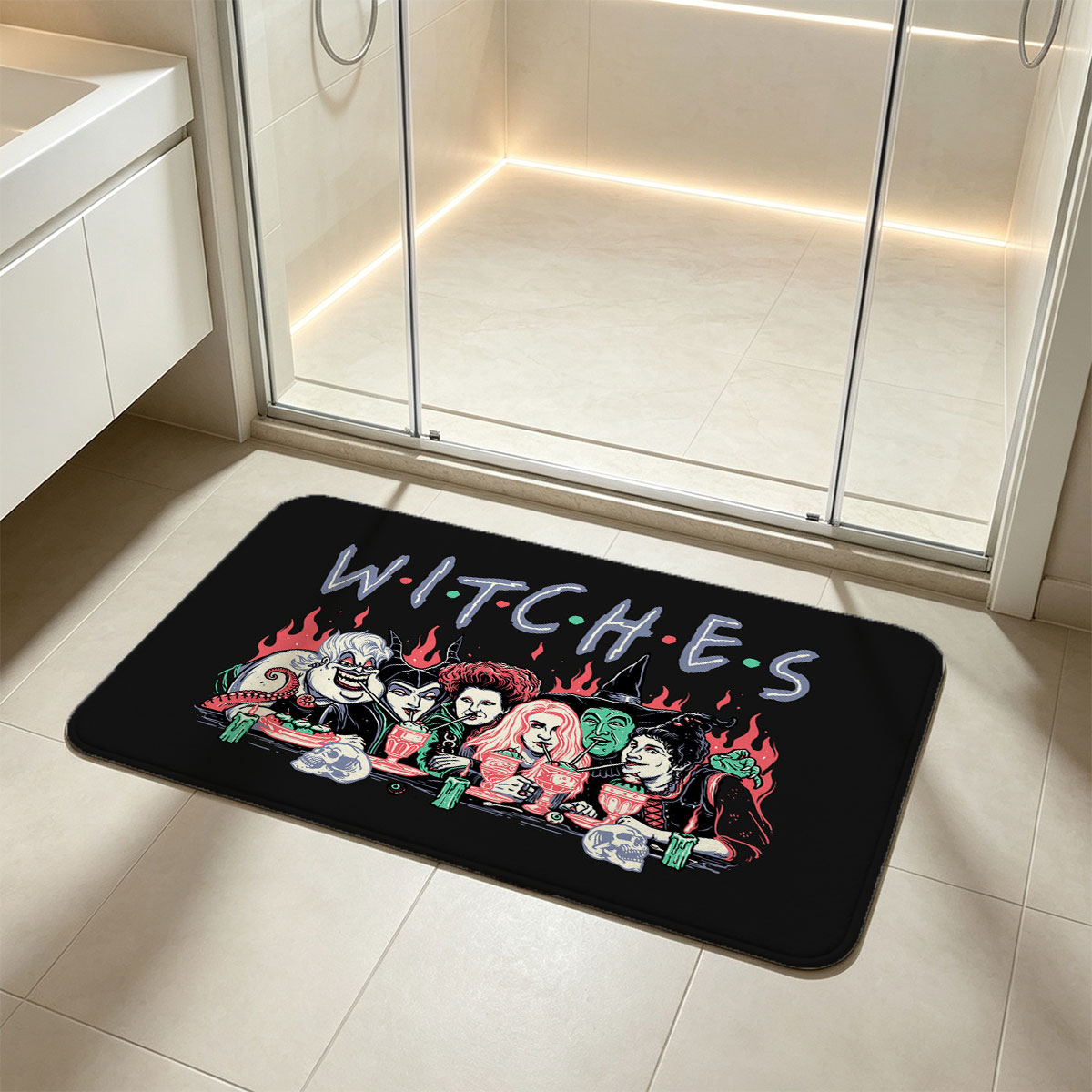 Witches: A Gathering of Iconic Villains and Characters - Flannel floor mat
