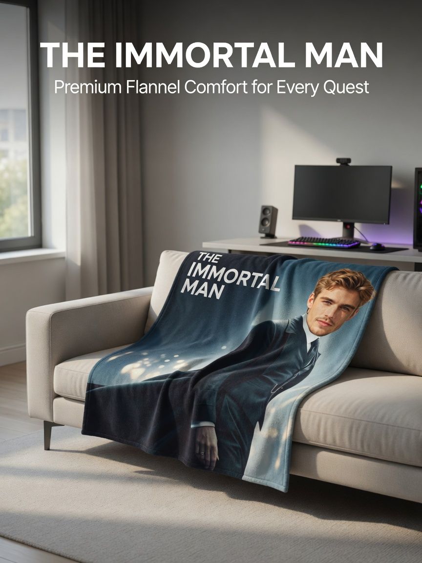 Custom Face Photo Flannel Blanket, Personalized Movie Poster Design Ultra Soft Warm Cozy Throw for Bed Sofa and Gift
