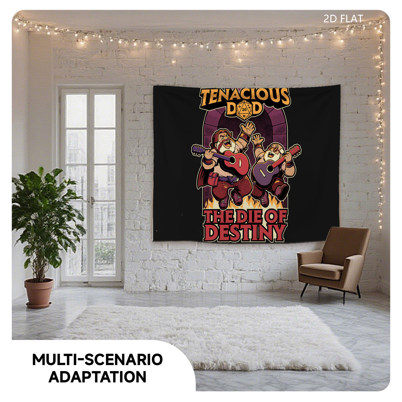 Tenacious D: The Die of Destiny - Jack Black & Kyle Gass in Fantasy Adventure - Tapestry